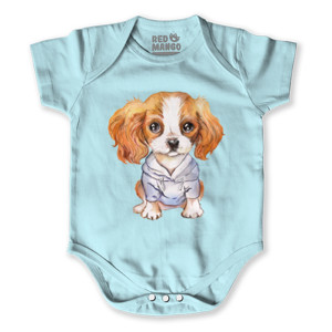 Baby Jumper Watercolor Puppies