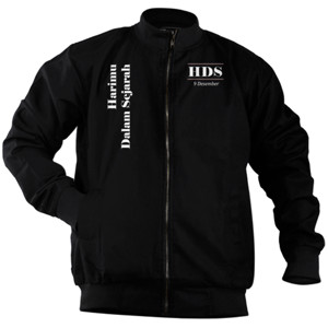 Jaket Bomber Kaos HDS - 9 Desember