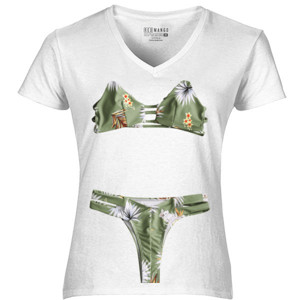 Kaos Bikini Hawaii Hijau