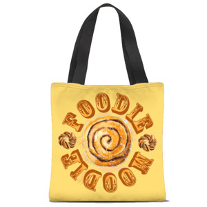 Tas Tote Fullprint Foodie Moodie (2 sisi 2 warna)