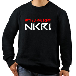 Jaket Sweater Hati & Jiwaku Tetap NKRI