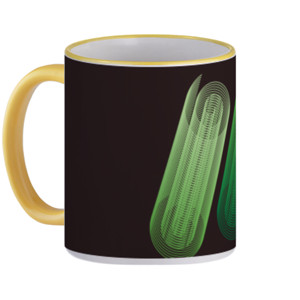 Mug Kertas Line Art (Line Art Paper)