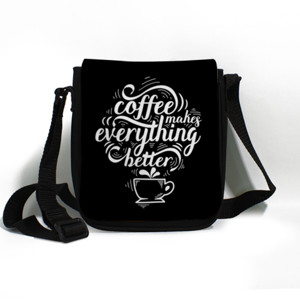 Tas Selempang Coffee Quote