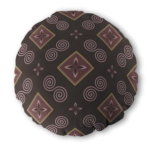 Bantal Bulat Batik Kotak-Kotak