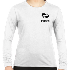 Kaos Zodiak Pisces Logo - Black Exclusive