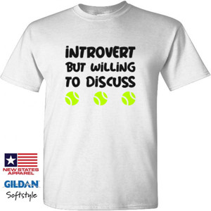 Kaos Tennis Introvert