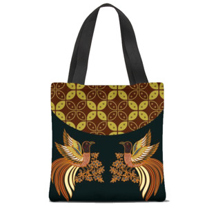 Tas Tote Fullprint Batik Bird #3
