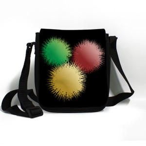 Tas Selempang Bola Bulu (Feather Balls)