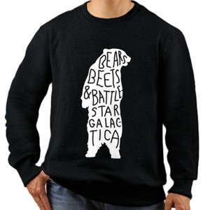 Jaket Sweater BEARS BEETS AND BATTLESTAR GALACTICA