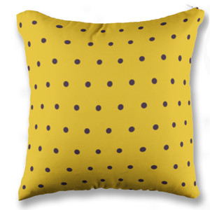 Bantal Polkadot Kuning
