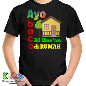 Kaos AYO BACA QUR'AN DIRUMAH