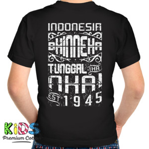 Kaos NKRI BHINNEKA TUNGGAL IKA back print