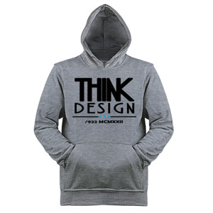 Jaket Hoodie think design