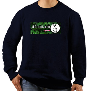 Jaket Sweater CLICK CLEAN GO GREEN