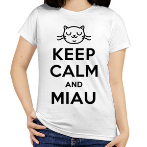 Kaos Keep Calm and Miau