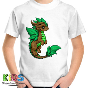 Kaos Kaos Anak Laki Laki Naga Hijau