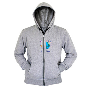 Hoodie Zipper Cat Gemoi