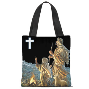 Tas Tote Fullprint christmas night bag