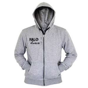 Hoodie Zipper baju kekinian