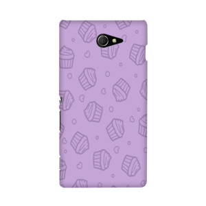 purple cupcake Casing HP