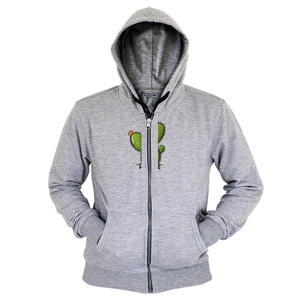 Hoodie Zipper Hug me cactus