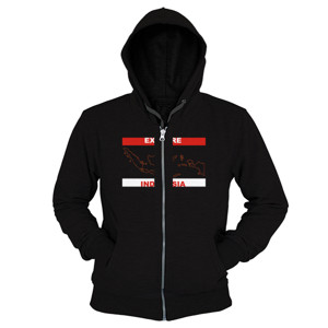 Hoodie Zipper Explore Indonesia