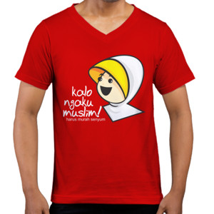 Kaos  Ngaku Muslim Murah Senyum