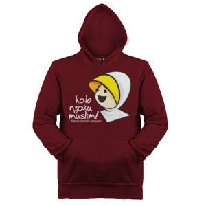 Jaket Hoodie Ngaku Muslim Murah Senyum