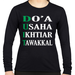 Kaos Doa Usaha dan Ikhtiar