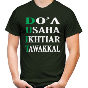 Kaos Doa Usaha dan Ikhtiar