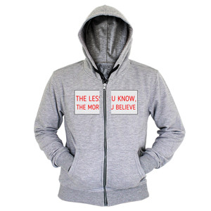 Hoodie Zipper THE LESS YOU KNOW