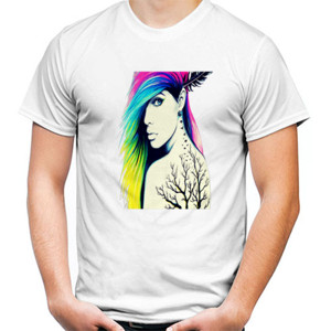 Kaos woman abstract