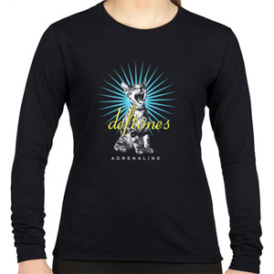 Kaos New DEFTONES "Adrenaline Cat" Rock Band Tour