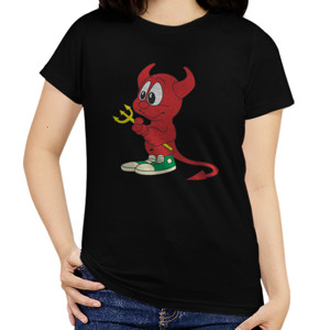 Kaos Distro Devil Cartoon