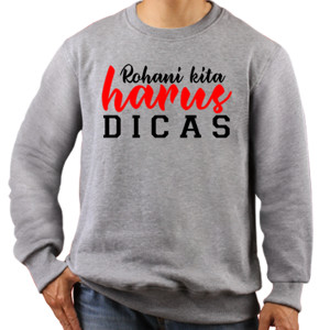 Jaket Sweater rohani kita harus dicas