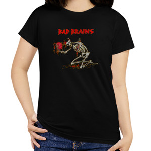 Kaos New BAD BRAINS Metal Punk Rock Band "Skeleton" 