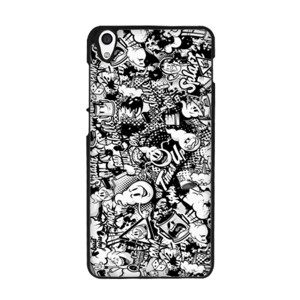 Grafity in Black & White 0279 Custom Case Casing HP