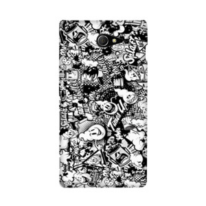 Grafity in Black & White 0279 Custom Case Casing HP