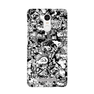 Grafity in Black & White 0279 Custom Case Casing HP