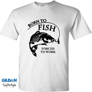 Kaos Mens Born To Fish Fishing