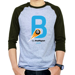 Kaos Raglan B for Be ProPlayer Black Font | billiArt | Shirt