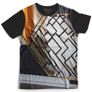 Kaos Fullprint potongan kaca