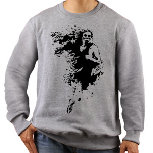 Jaket Sweater Running silhouette 
