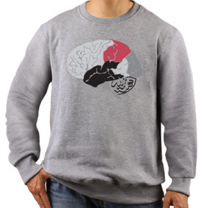 Jaket Sweater Brain - Full Color