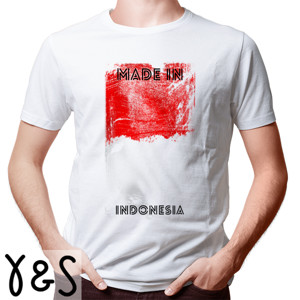 Kaos made in indonesia