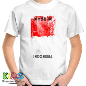 Kaos made in indonesia
