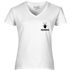 Kaos Zodiak Aquarius Logo - Black Exclusive