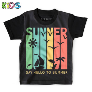 Kaos Anak Full-Print Baju Kaos Anak SUMMER