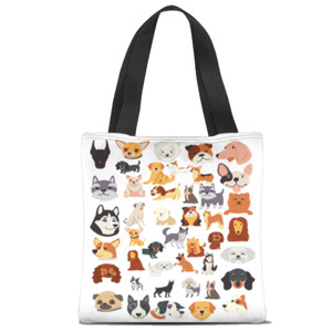 Tas Tote Fullprint tas anjing