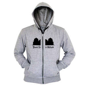 Hoodie Zipper Bumi serambi mekah